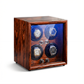 Solid Wood Watch Winder for 4 Watches