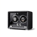Double Watch Winder, Black Leather