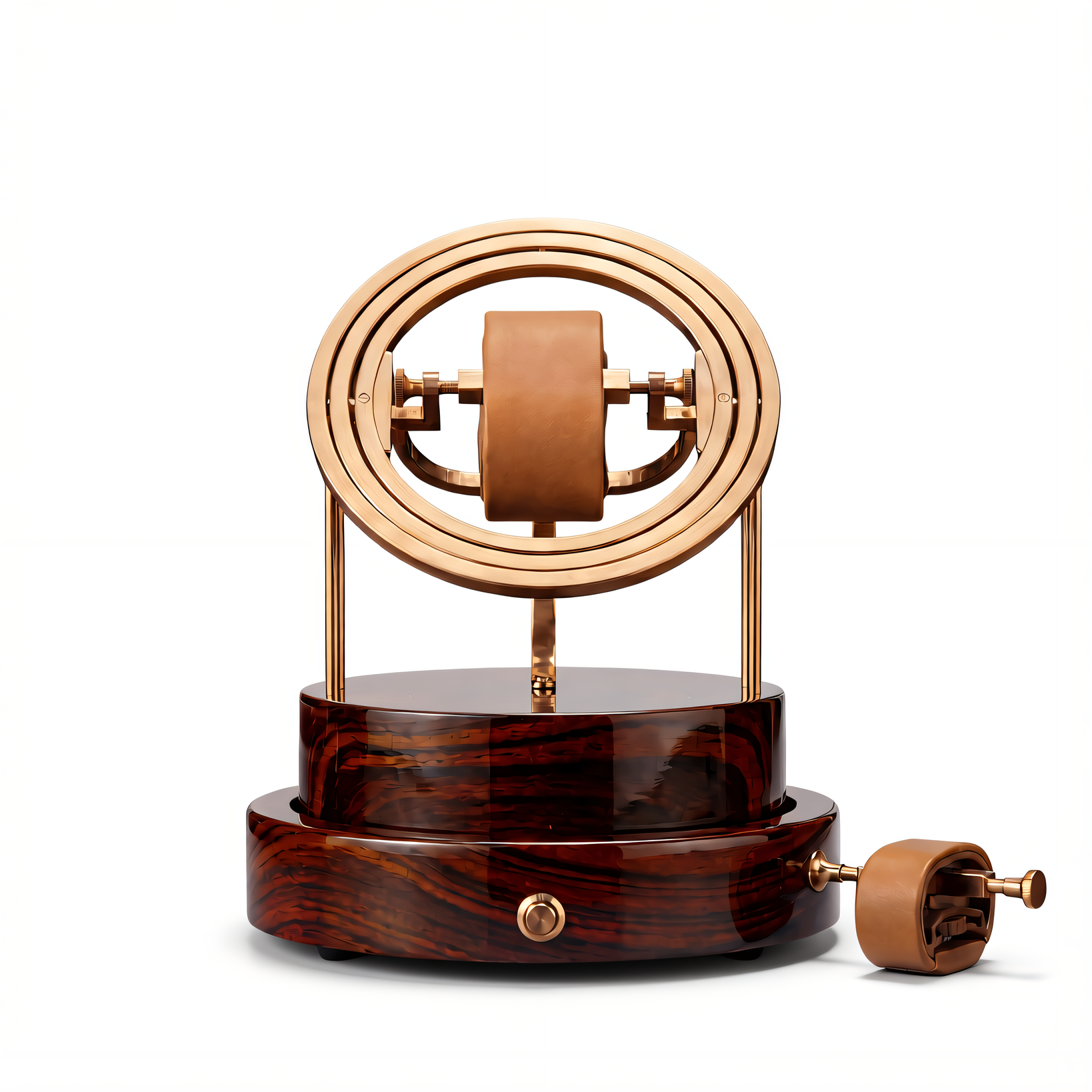 Wood Gyroscopic Watch Winder