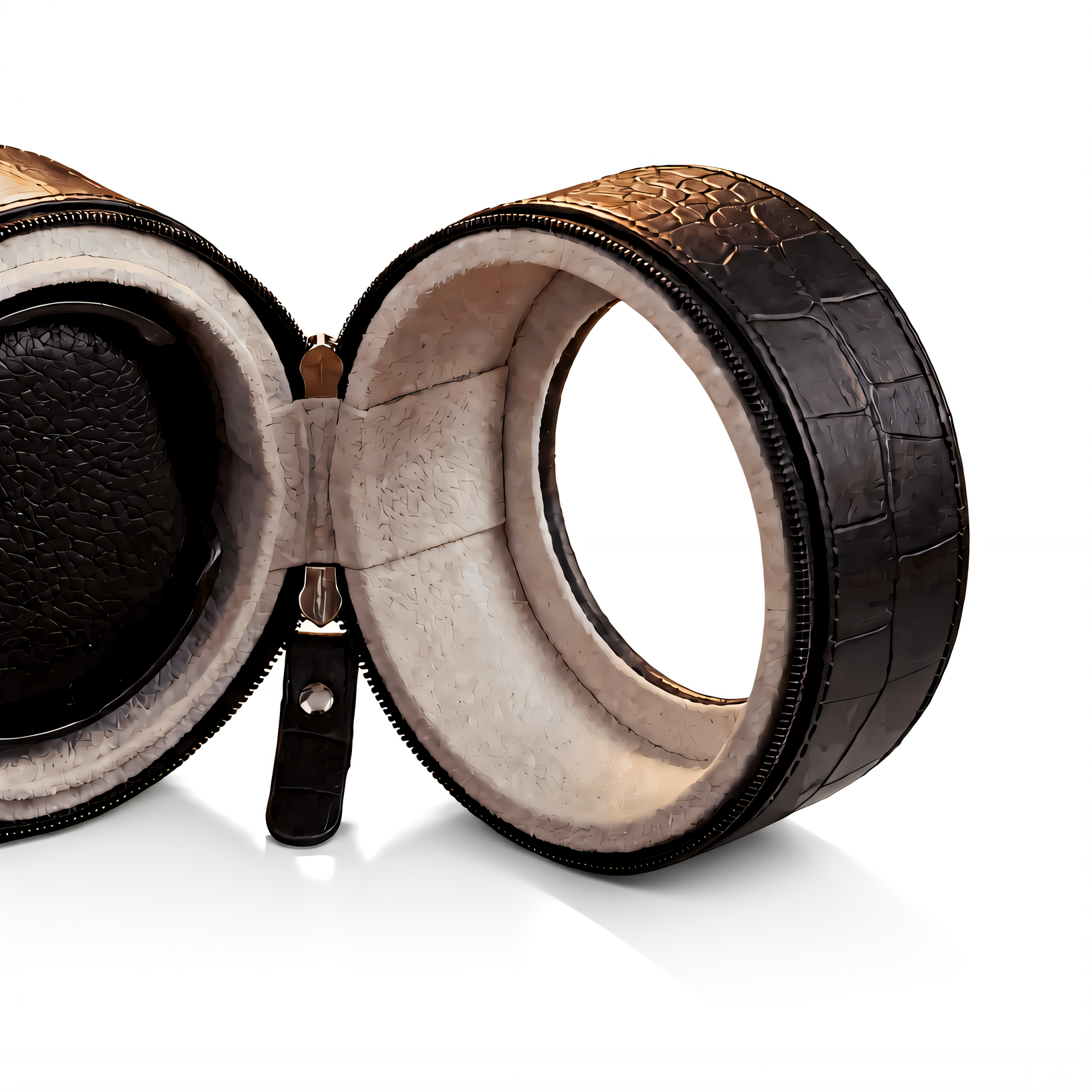 Portable Travel Watch Winder, Leather