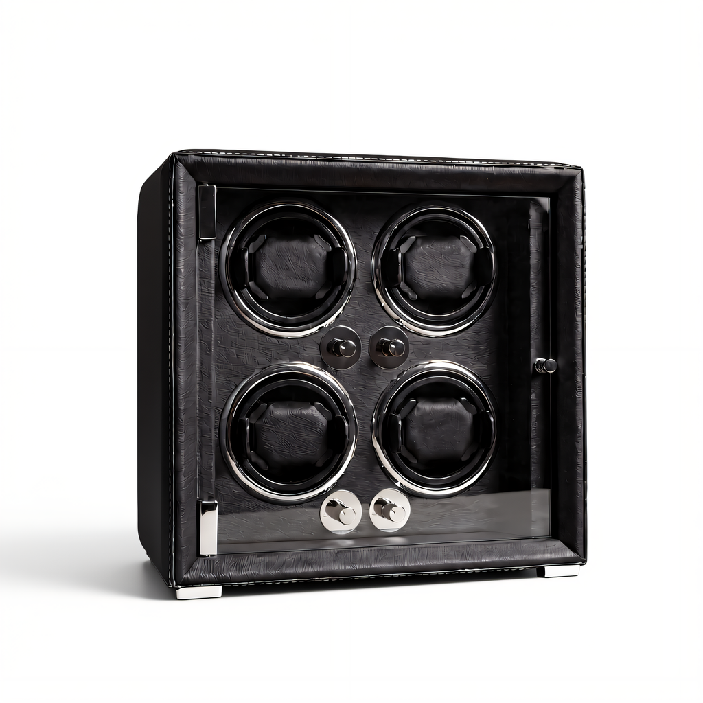 4 Watch Winder Box, Black