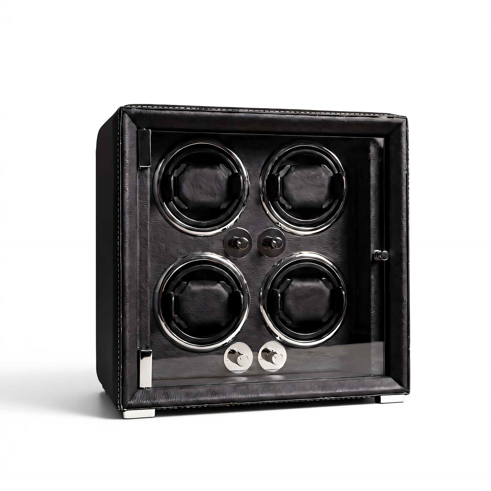 4 Watch Winder Box, Black