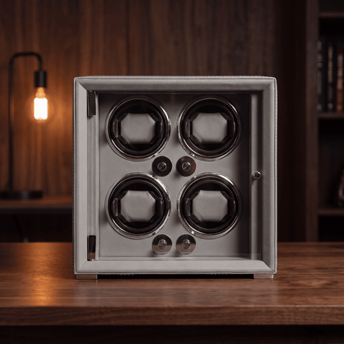 4 Watch Winder Box, Grey