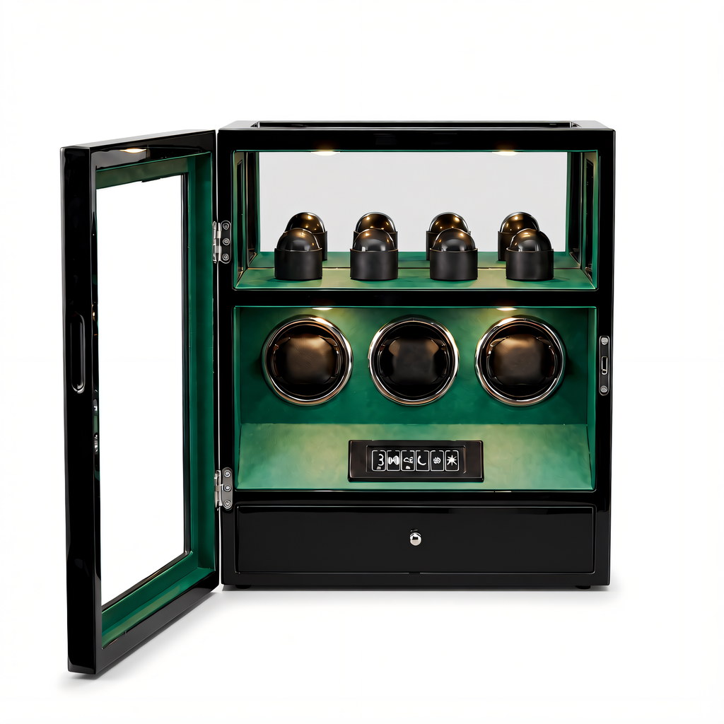 Triple Watch Winder with Fingerprint Lock