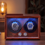 Solid Wood Double Watch Winder