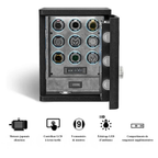Watch Winder Safe for 9 Watches