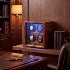 Solid Wood Watch Winder for 4 Watches