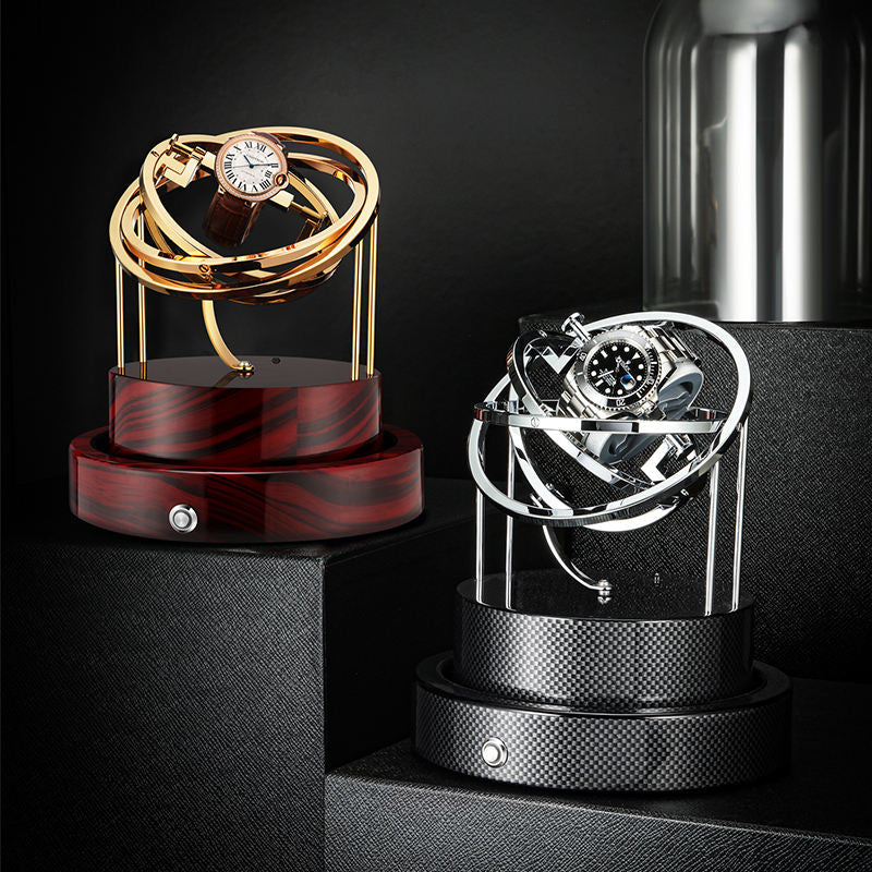 Wood Gyroscopic Watch Winder