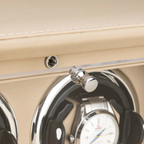 Double Watch Winder, Black Leather