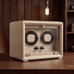 Double Watch Winder, Anthracite Leather