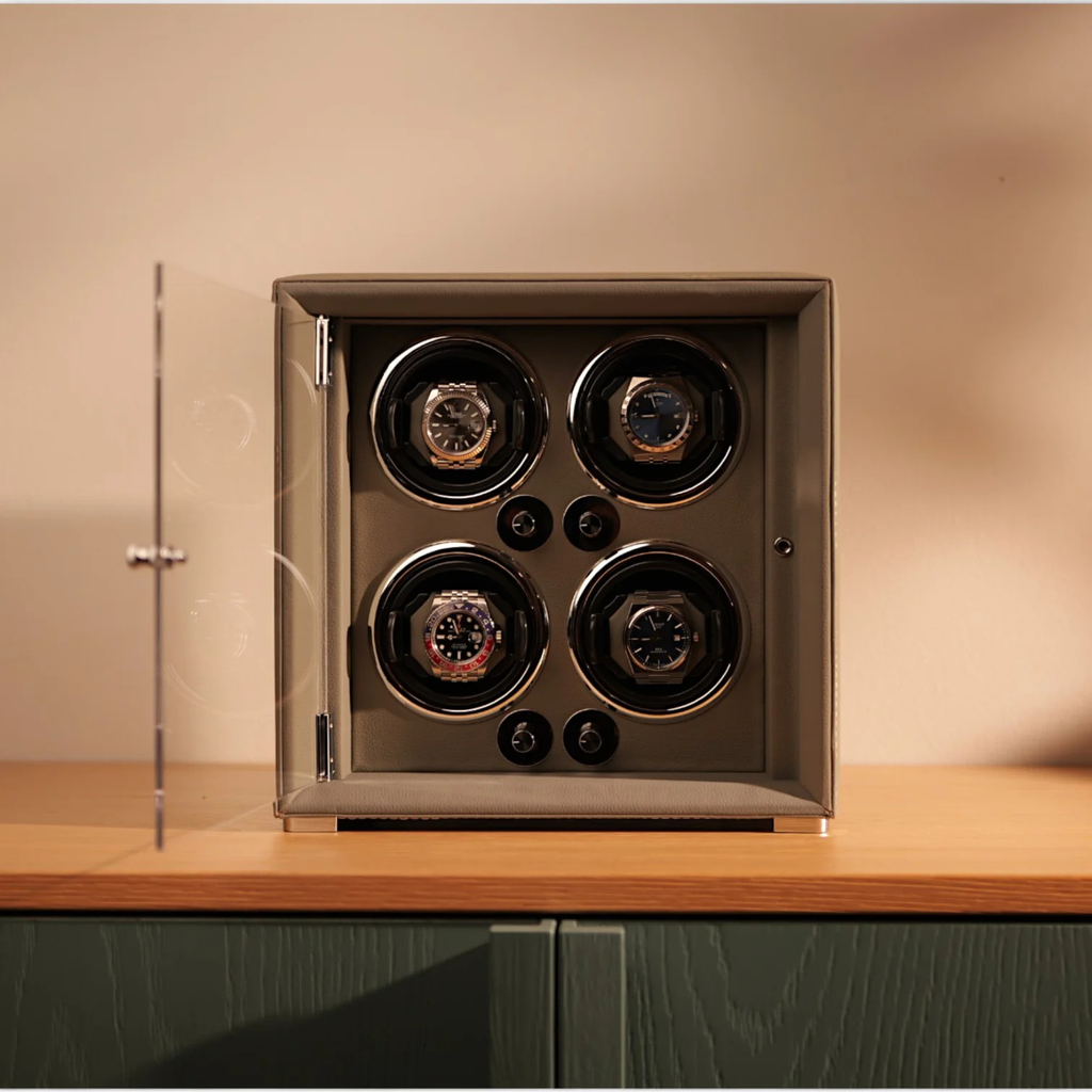 4 Watch Winder Box, Grey
