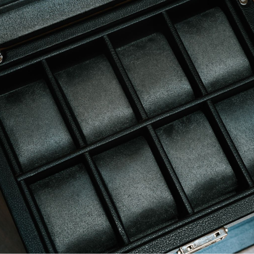 Black Watch Winder Box for 10 Watches, view 6