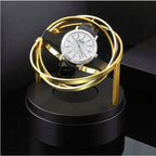Gyroscopic Orbit Watch Winder, Gold