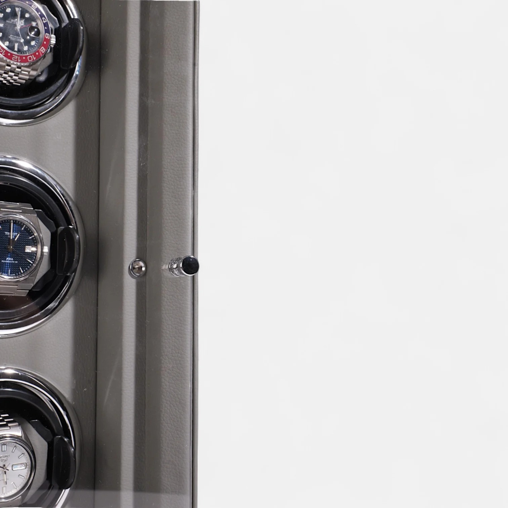 6 Watch Winder Box, Cream
