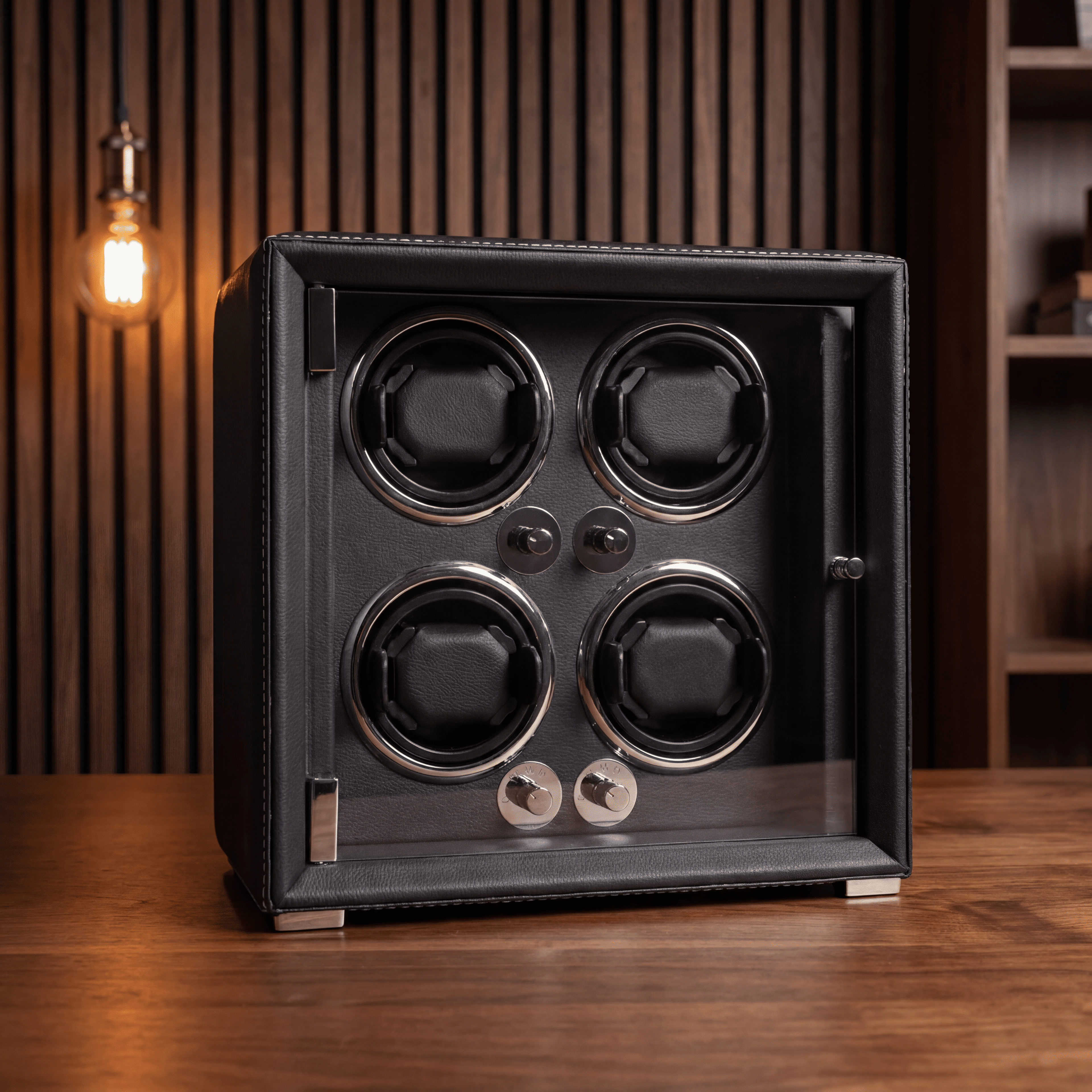 4 Watch Winder Box, Grey