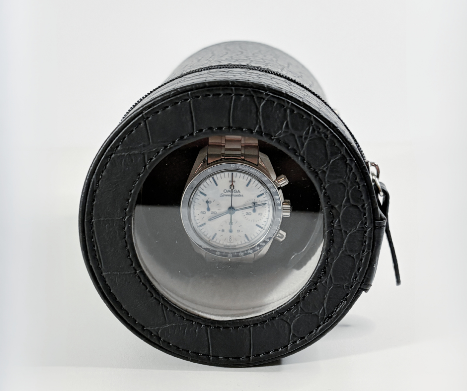 Portable Travel Watch Winder, Leather
