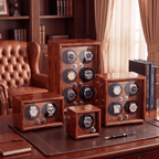 Solid Wood Double Watch Winder