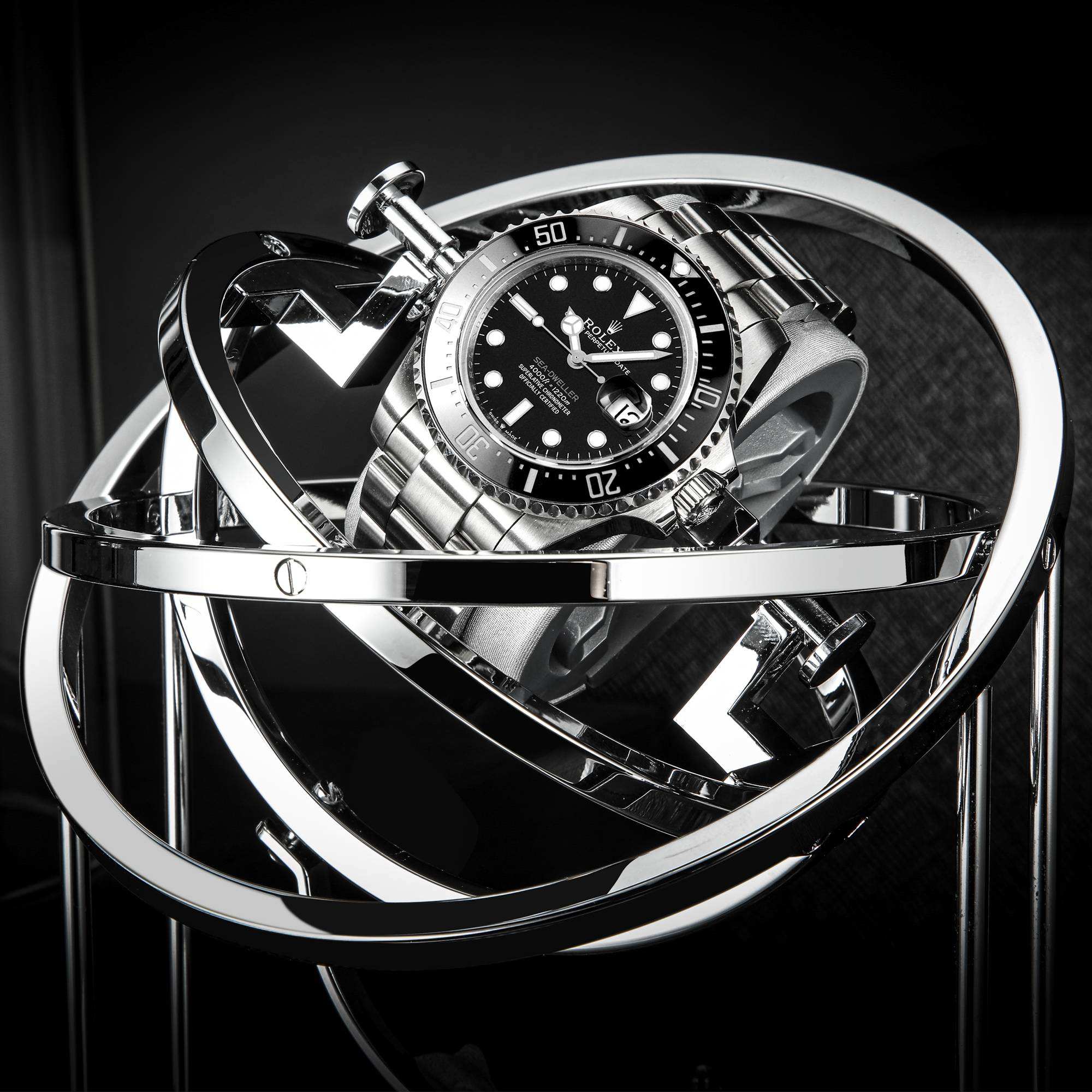 Carbon Fiber Gyroscopic Watch Winder