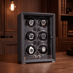 6 Watch Winder Box, Cream