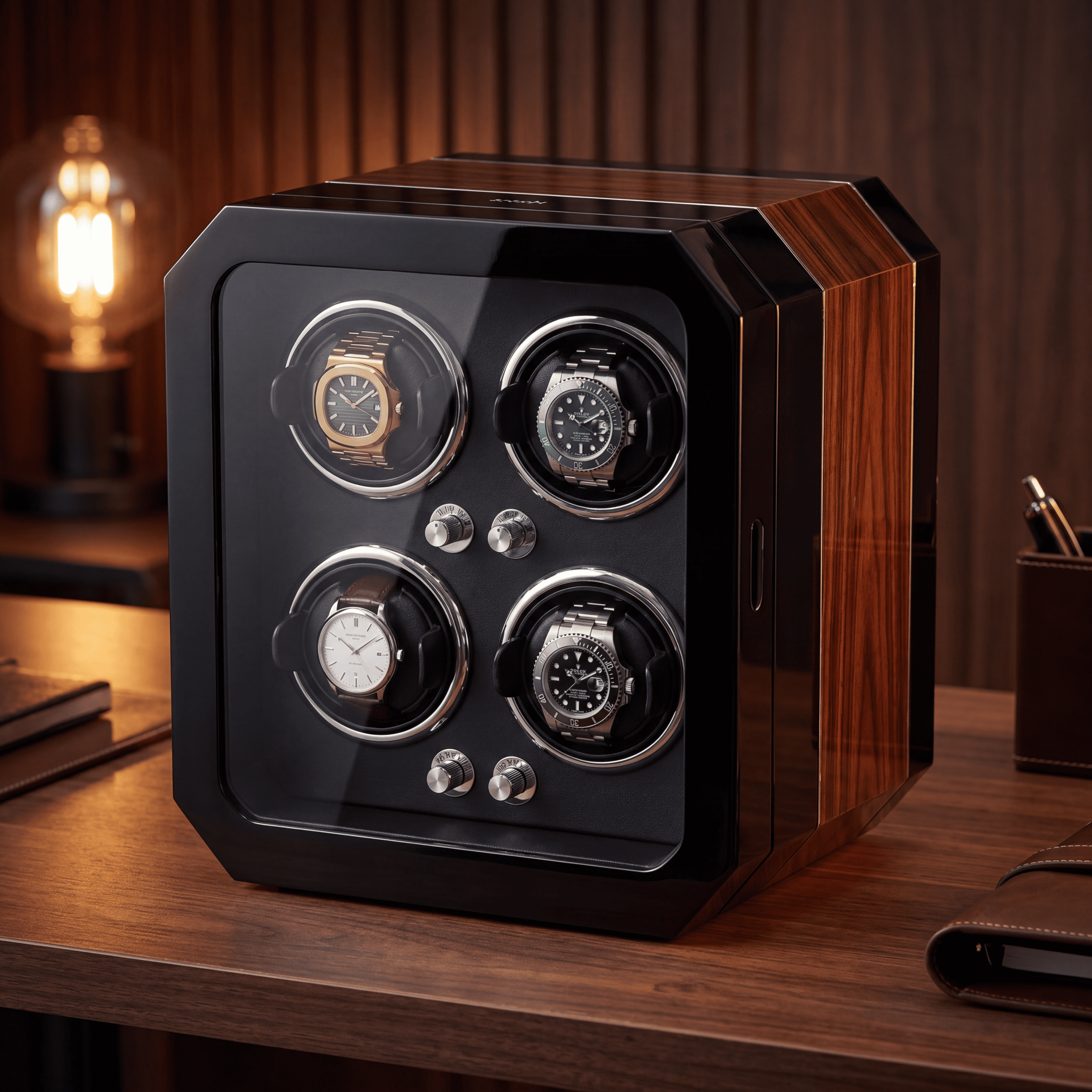 Quad Watch Winder, Ultra Quiet