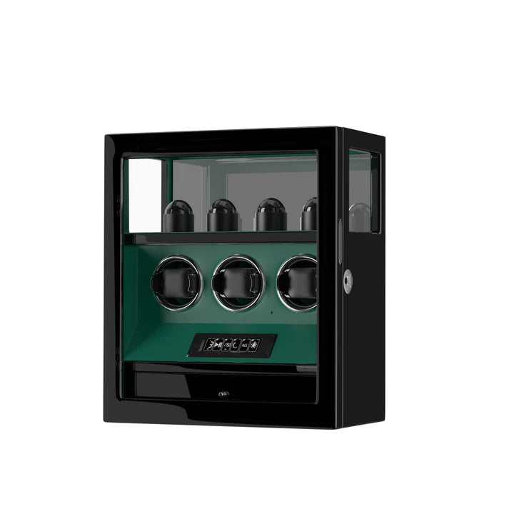 Triple Watch Winder with Fingerprint Lock