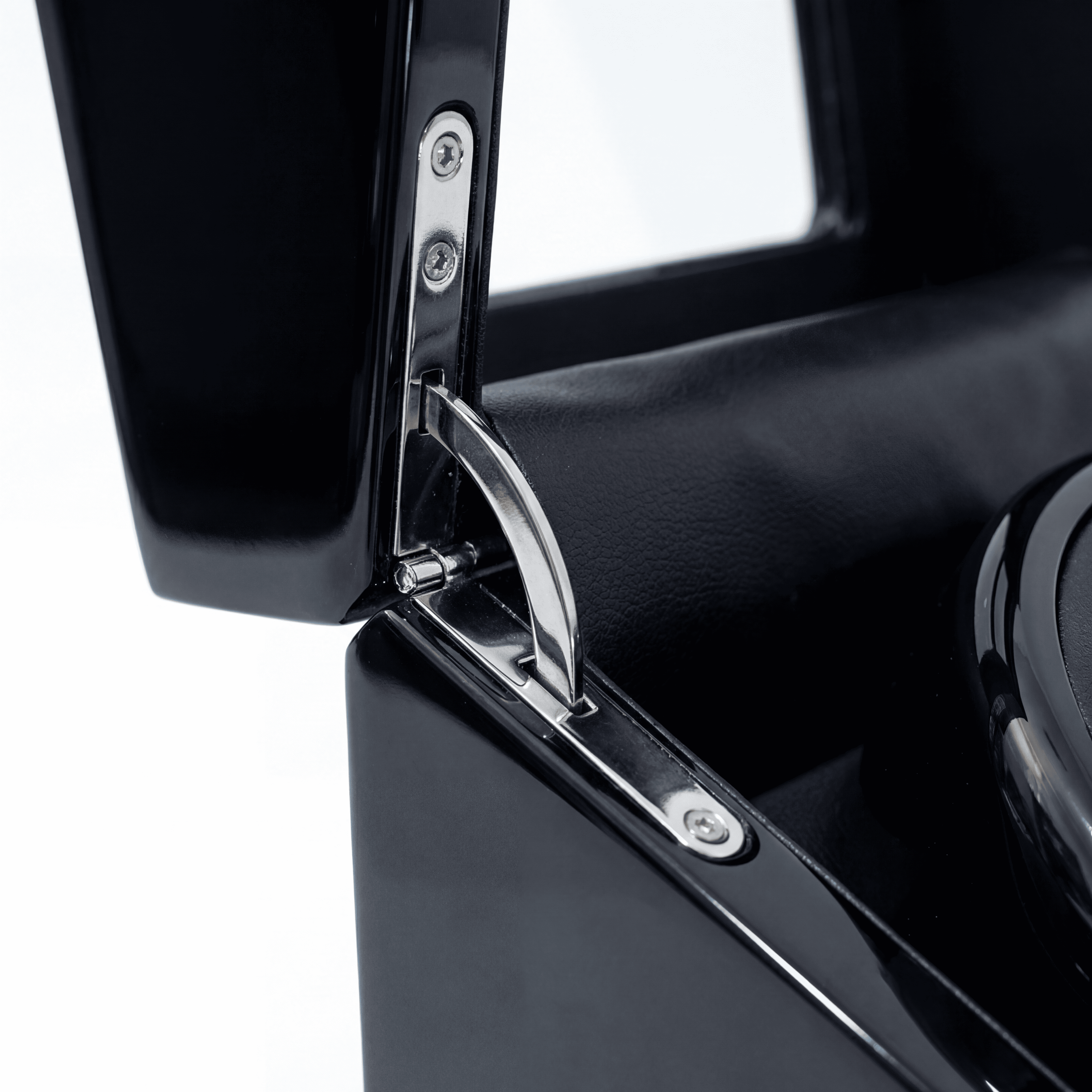 Double Watch Winder, Wood and Glass