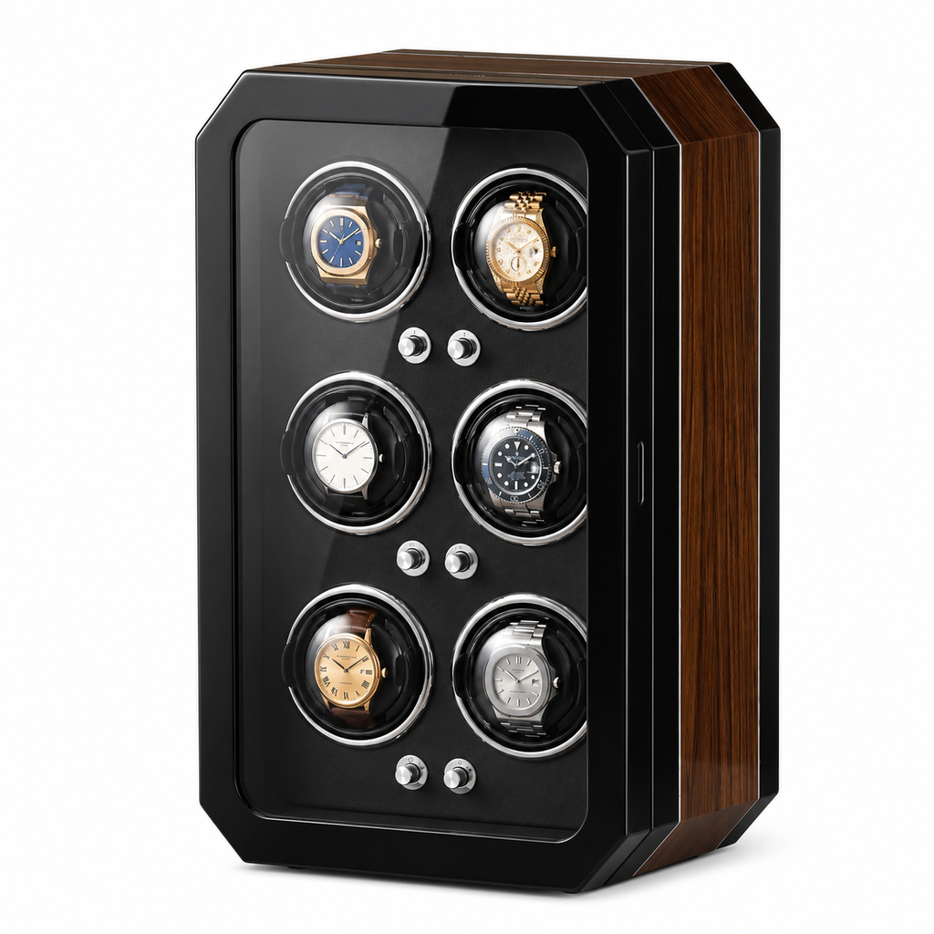 Ultra Quiet Watch Winder for 6 Watches