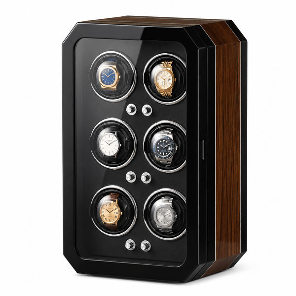 Jermyn Watch Winder for 6 Watches, Ultra Quiet