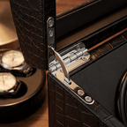 Quad Watch Winder with Storage for 10 Watches