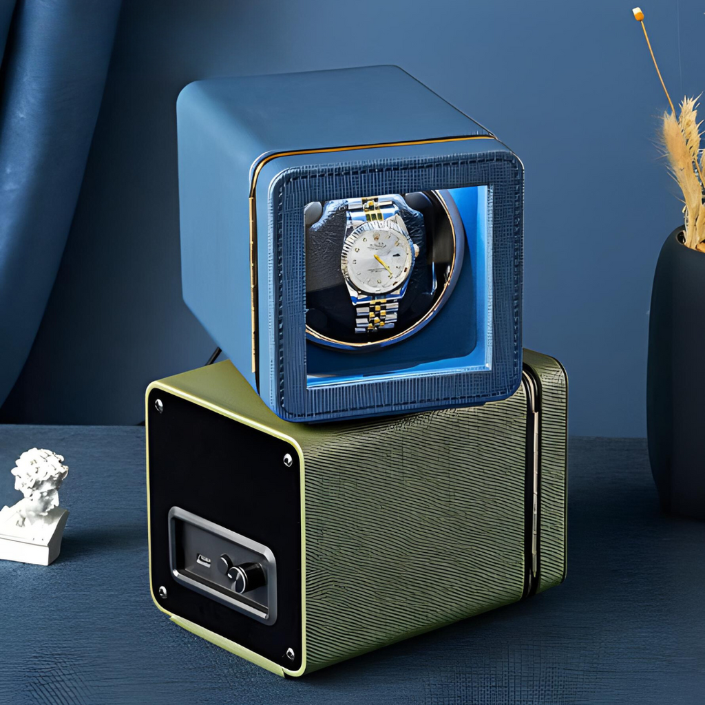 Lapis Blue Single Watch Winder, view 7