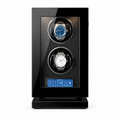 Vertical Double Watch Winder with Fingerprint Lock