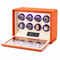Leather Watch Winder for 8 Watches