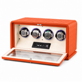 Leather Watch Winder for 4 Watches