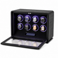 8 Watch Winder Display Case, Leather