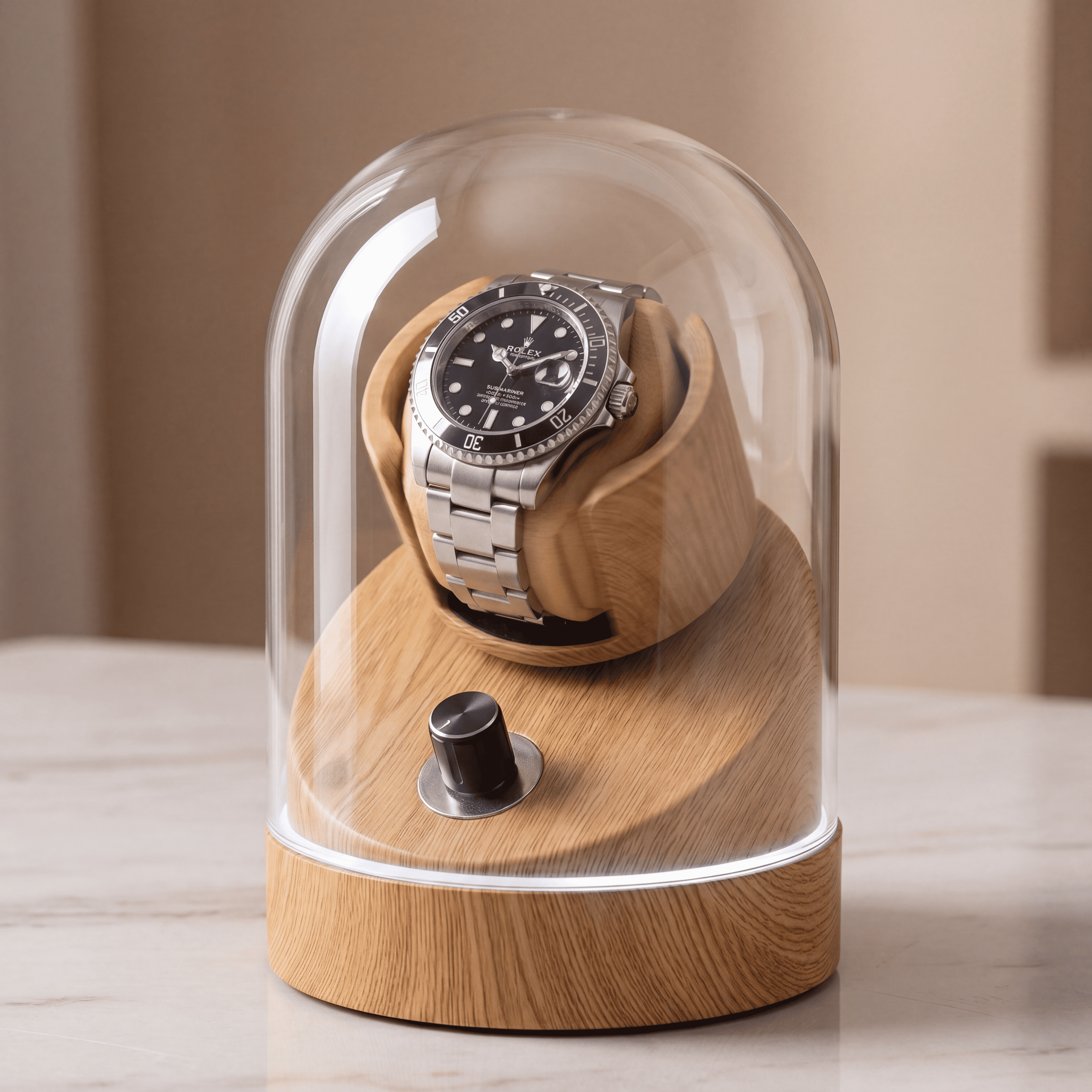 Glass Dome Watch Winder, view 4