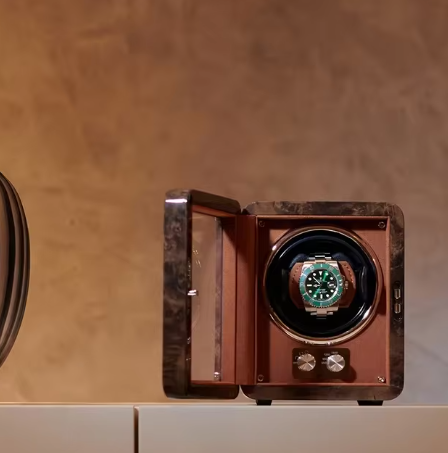 Burl Wood Single Watch Winder, view 6