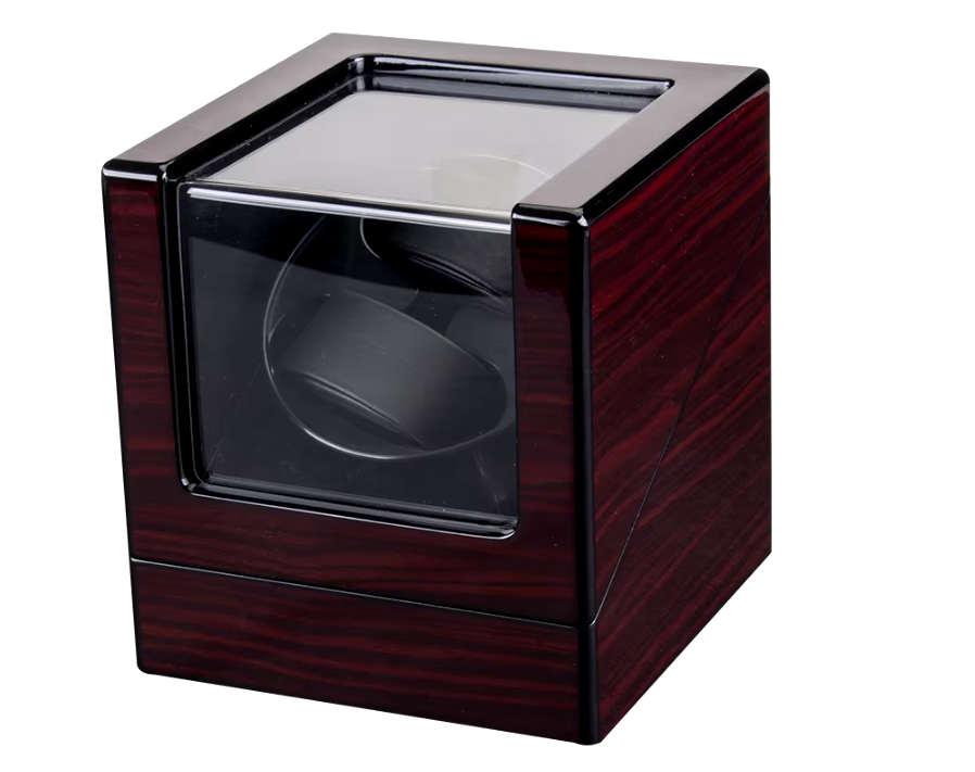 Double Watch Winder with Blue LED, view 11