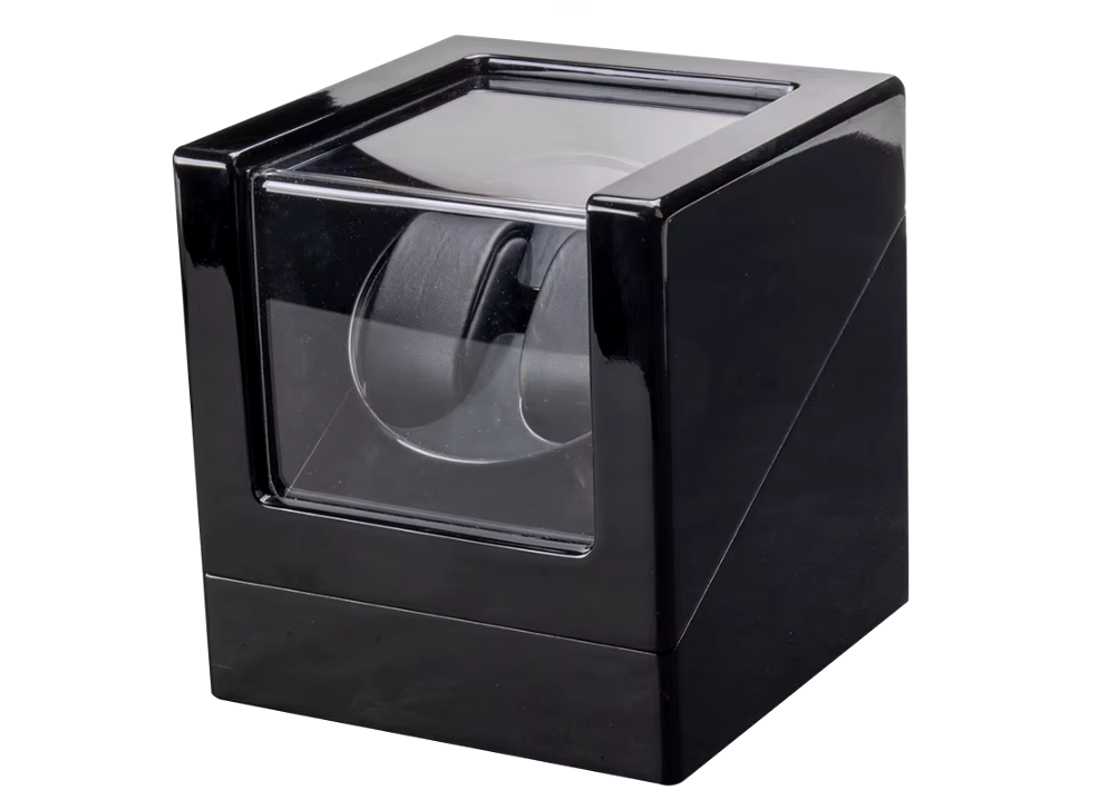Double Watch Winder with Blue LED, view 6