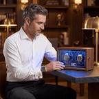 Double Watch Winder with LED Lighting, view 4