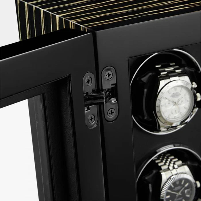 Vertical Double Watch Winder with Fingerprint Lock, view 4
