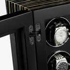 Vertical Double Watch Winder with Fingerprint Lock, view 4