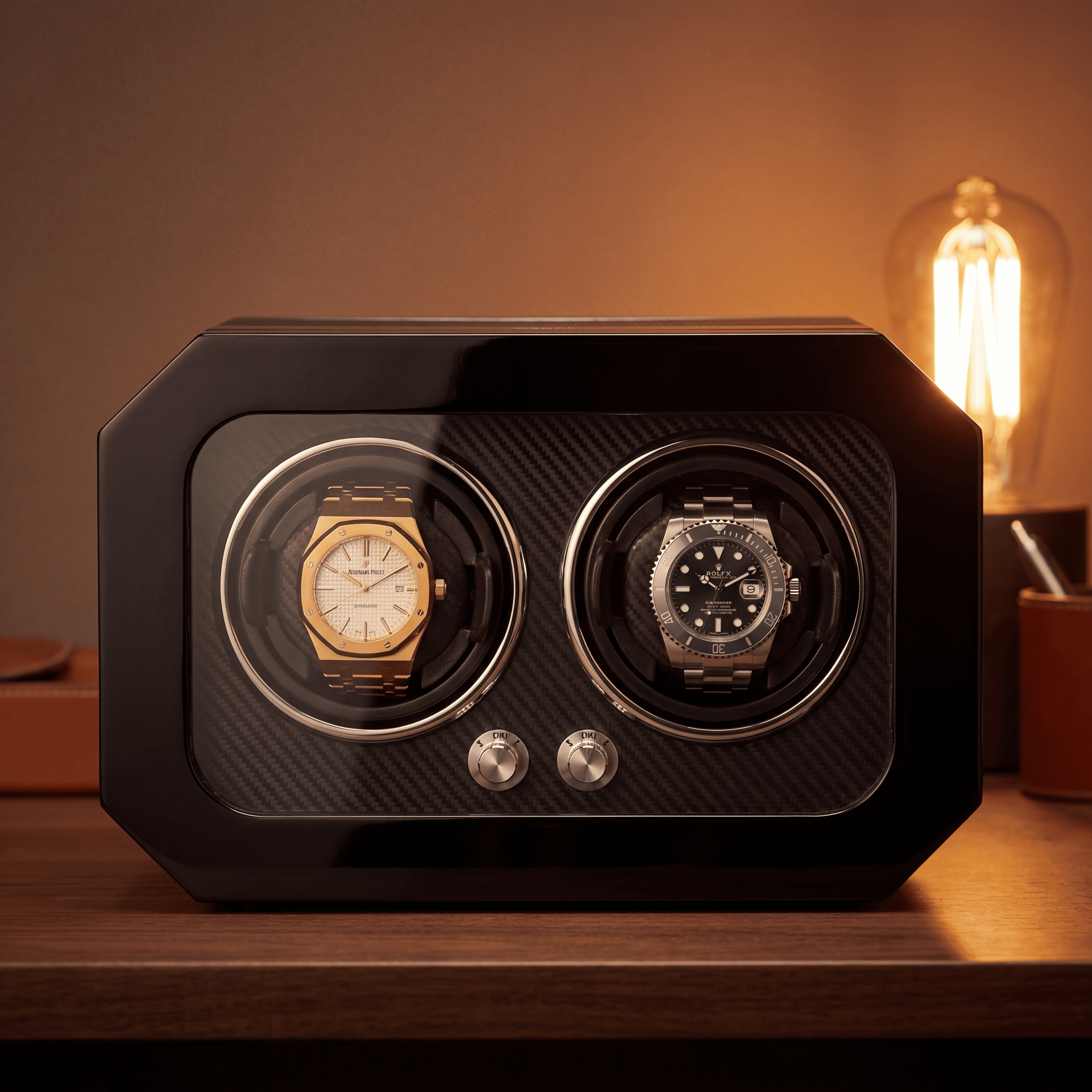 Double Watch Winder, Ultra Quiet, view 2