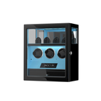 Leather Triple Watch Winder with Fingerprint Lock, view 10