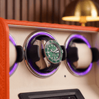 Leather Watch Winder for 3 Watches, view 4
