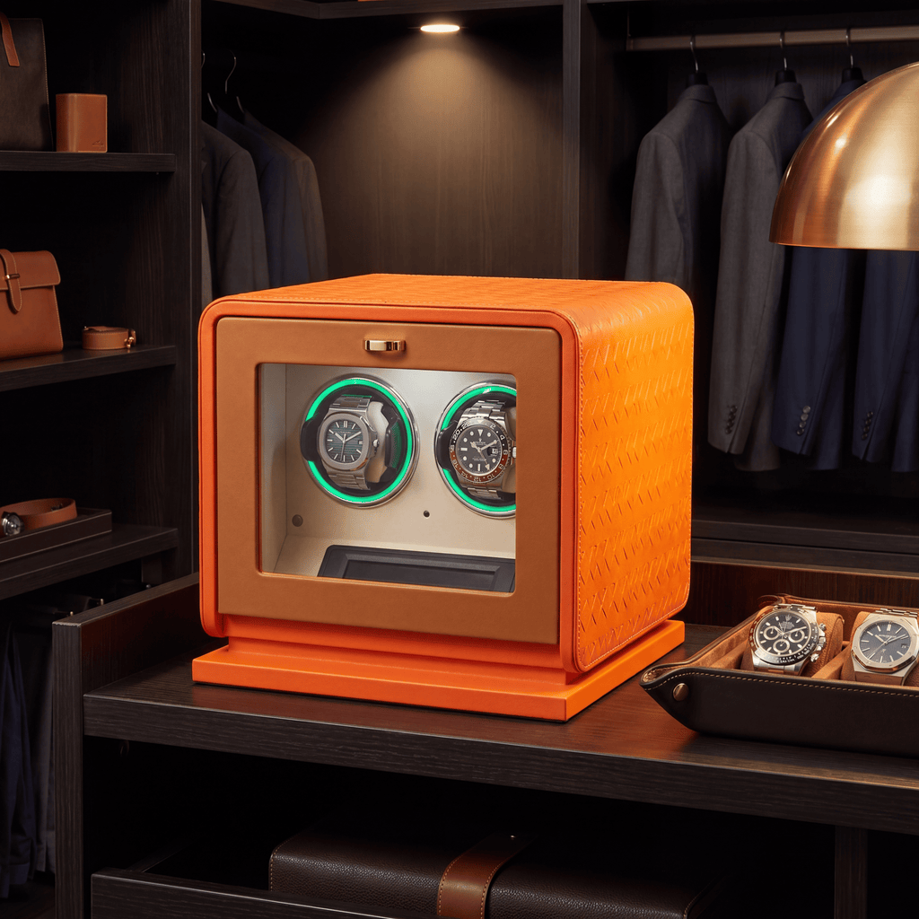Double Watch Winder Display Case, view 9