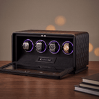 Leather Watch Winder for 4 Watches, view 10