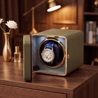 Olive Green Single Watch Winder
