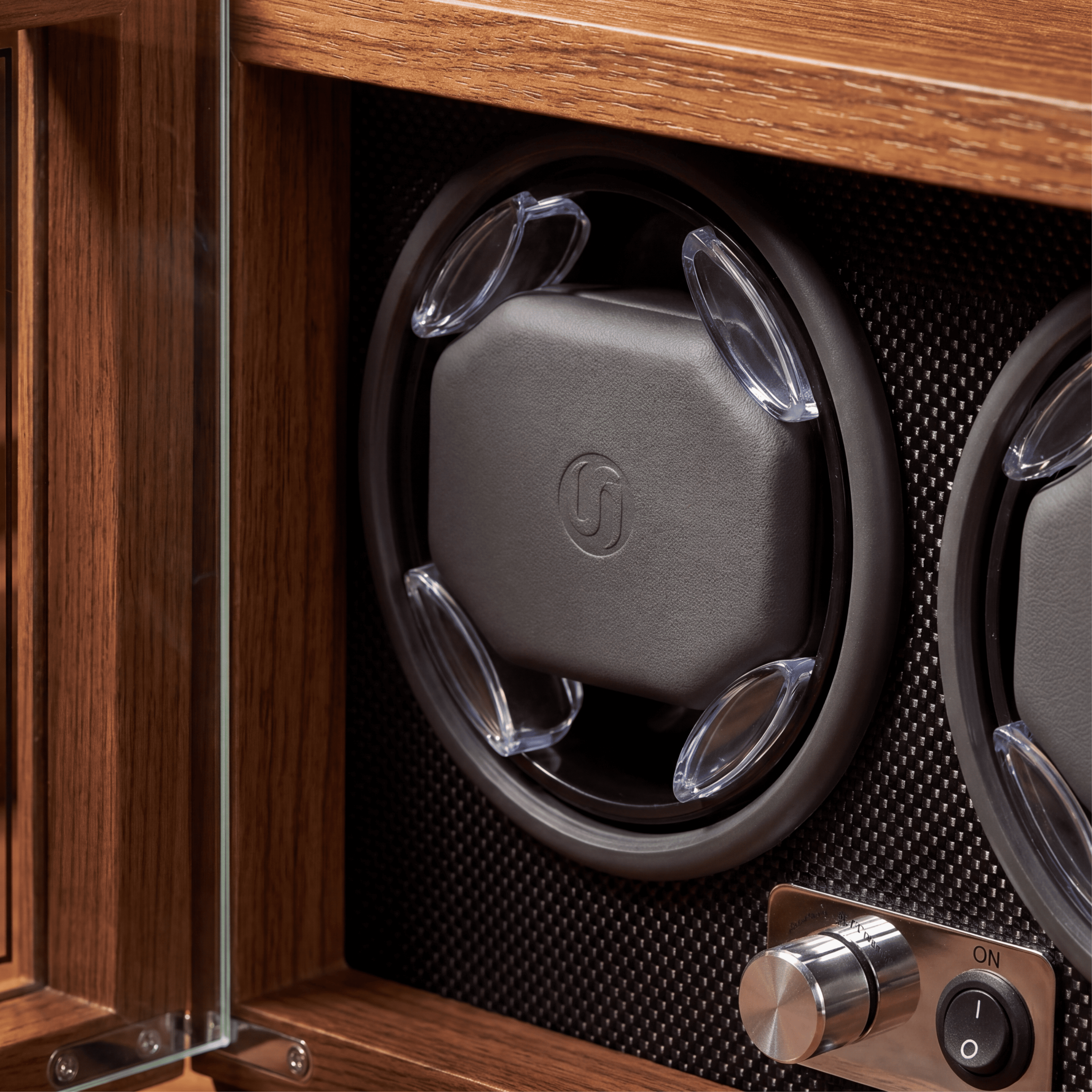 Double Watch Winder with LED Lighting, view 3