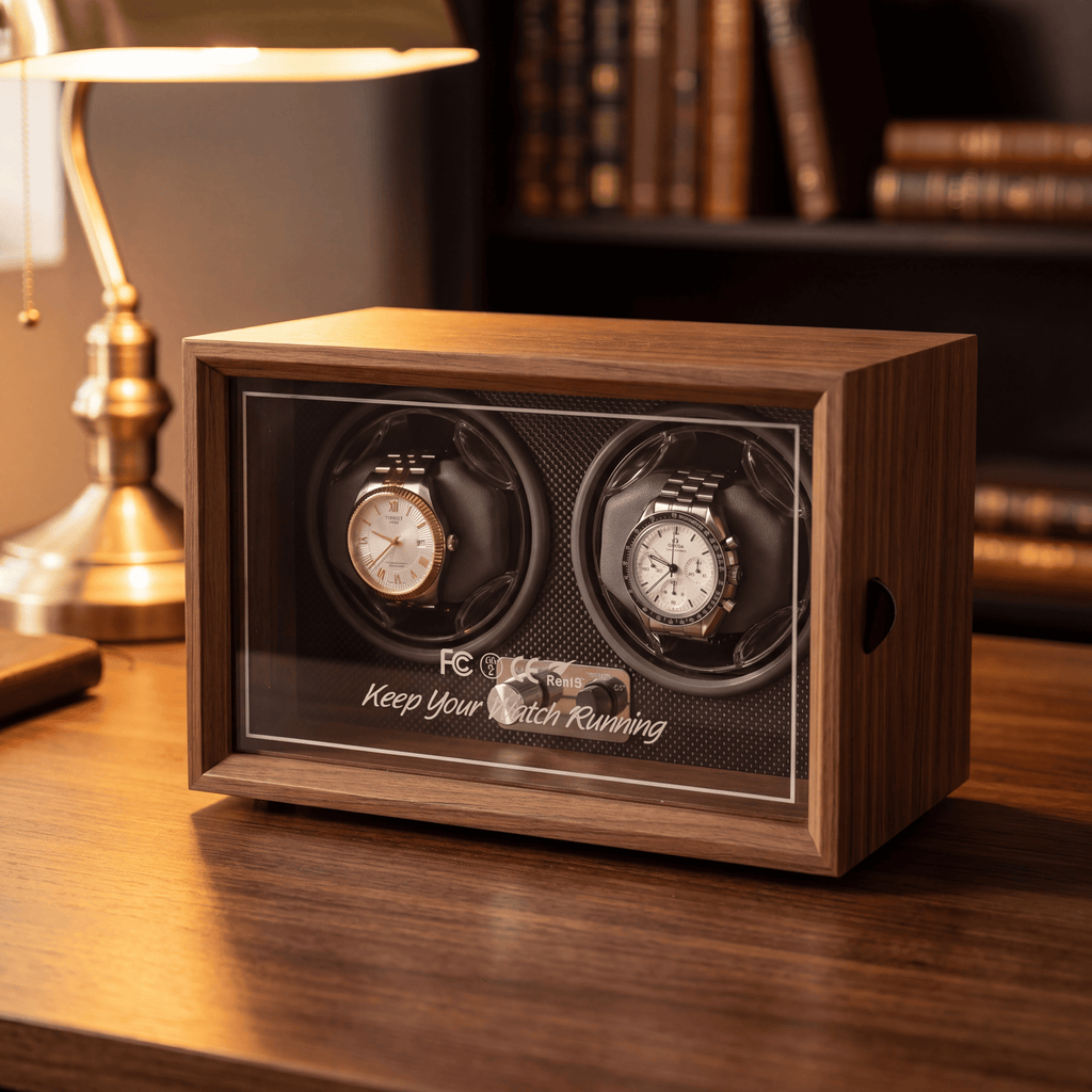 Double Watch Winder with LED Lighting, view 6