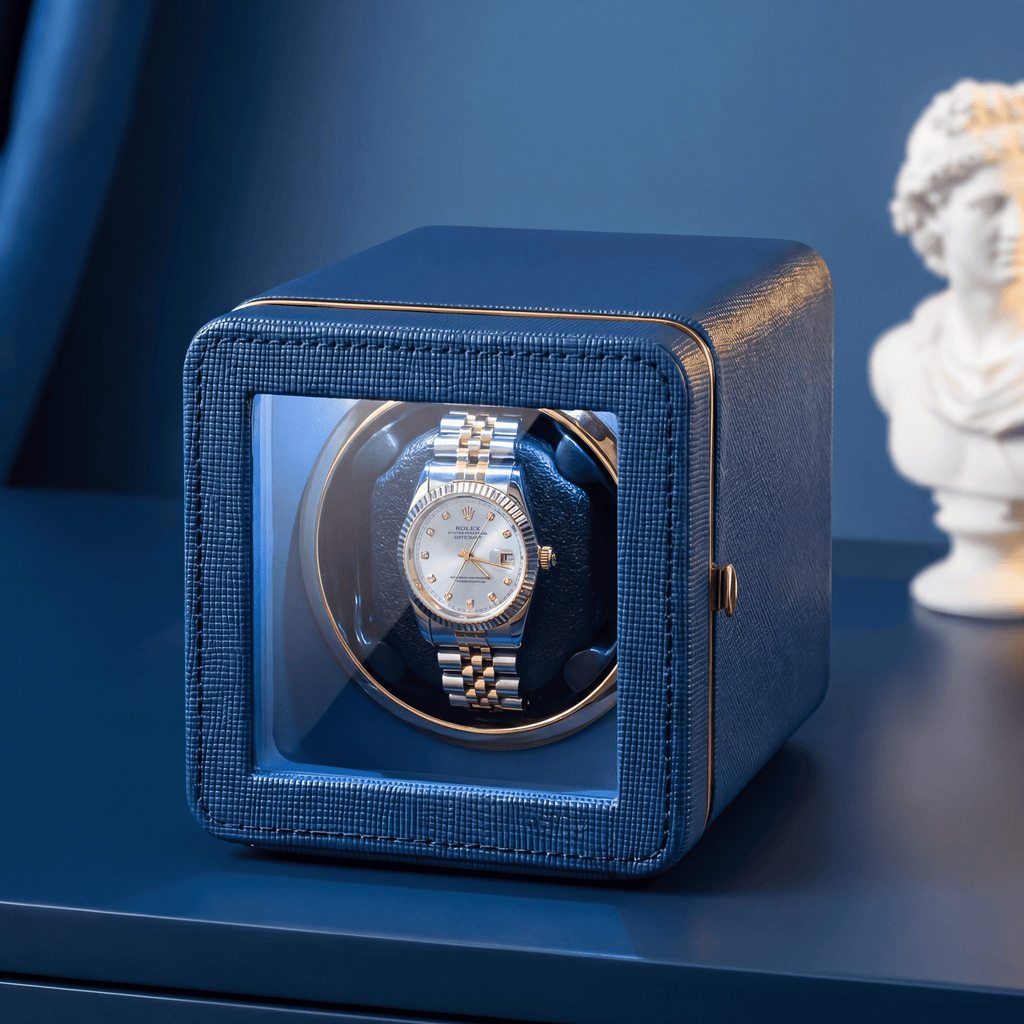 Lapis Blue Single Watch Winder, view 5